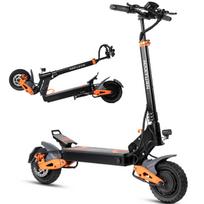 Maxturn X1 Ultra Suaugusiųjų Elektrinis paspirtukas 1300W*2 Dvigubas variklis 55KM/H 48V20.8AH Baterija 10 colių Visureigio padangos Sulankstomas E-paspirtukas X1 Ultra 55KM/H juoda