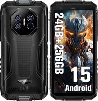 Doogee Fire3 Ultra Mobilusis telefonas 24GB+256GB 5.55  Ekranas 16MP 8350mAh Android 15-pilkas pilka spalva