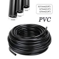 10M-100M 1/8'' 1/4'' 3/8'' PVC sodo žarna, juoda, mikrolašelinė laistymo žarna augalų laistymo sistemai, 3/5 mm, 4/7 mm, 8/11 mm vamzdžiai 1/4''&10m-32.8ft balta