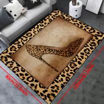 Neslystantis leopardo rašto kilimas, 78,74*119,38cm