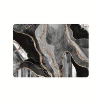 Pilkai baltas dryžuotas neslystantis kilimas, 80cm*120cm