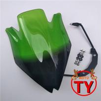 Motociklo priekinis stiklas su laikikliu, aukštos kokybės dūmų skaidrus, skirtas Kawasaki Z750 Z750r Z 750 2007-2008-2009-2010-2011-2012 gryna