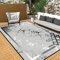 Skalbiamas neslystantis polipropileno kilimas, 140x200 cm / 55x79 colių