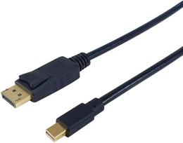 Equip 133442 2m DisplayPort į Mini DisplayPort Kabelis, Vyrai-Vyrai, 3840x2160 px Rekomenduojama Rezoliucija