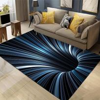 3D vortex rašto polipropileninis kilimas, 119,99*159,99 cm
