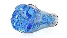 Fleshlight Flight Commander Flashlight, Blue Masturbator, Transparent Silicone