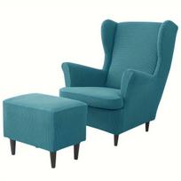 Sėdmaišio ir pufo užvalkalų komplektas,  11 #turquoise Blue