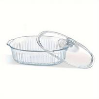 Ovalus stiklinis virimo puodas, 1800 ml