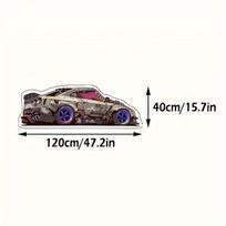 Neįprastos formos automobilio kilimėlis, 40 * 120 cm / 15,7 * 47,2 colio