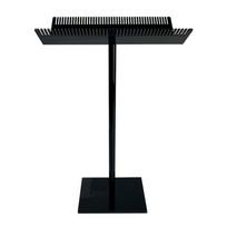 Acrylic Wig Display Stand - Black Adjustable Height Detachable Hair Extension Organizer for Salon & Home Use | Durable PMMA Wig Showcase with Non juoda