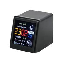 Lectronic Album Smart Clock USB Charging WiFi Weather Forecast Station with Full Screen Gif Animation Multifunctional juoda