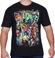 Marvel Vyrų Komandinis Grupės Nuotraukos Marškinėliai M juoda