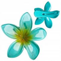 Ecarla plaukų segtukas gėlė Moana Ombre 6cm Mėlynas Sp405