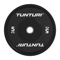 Tunturi Platinum bumper diskas, juodas, 50 mm, 5 kg