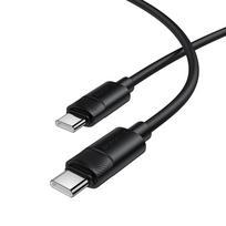 Borofone kabelis BX123 Leya – Type C to Type C – PD 60W 3A 1 m black
