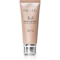 Note Cosmetique 3 in 1 Glowing Skin drėkinamasis kremas su atspalviu skaistinamojo poveikio SPF 50 30 ml