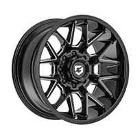 R20x10J 6X139.7 ET-19 CB-106.1 Glossy Black Milled