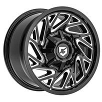 R17x9J 6X139.7 ET18 CB-106.1 Glossy Black Milled
