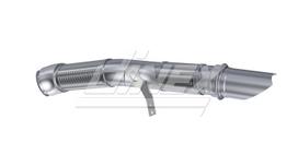 Išmetimo vamzdis (ilgis:1100mm) Tinka: SCANIA P, G, R, S EURO 6