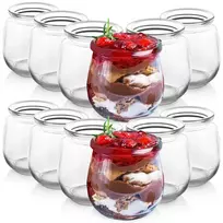 Stiklainiai jogurtui ir desertams 300 ml, 12 vnt.