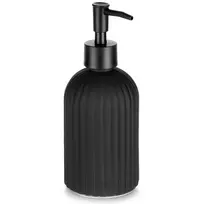 Skysto muilo dozatorius 400 ml stiklinis juodas