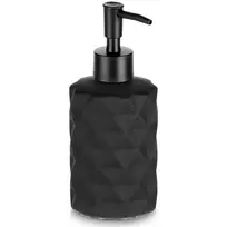Skysto muilo dozatorius stiklinis juodas 330 ml