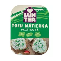 Kreminė tofu užtepėlė LUNTER, su laiškiniais česnakais, 140 g