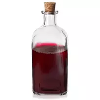 Stiklinis butelis su kamščiu 530 ml