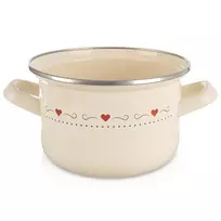 Emaliuotas puodas 16 cm, 1,4 l