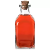 Stiklinis butelis su kamščiu 110 ml