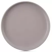 Keraminė pietų lėkštė 26,5 cm pilka