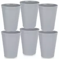 Plastikiniai puodeliai 300 ml 6 vnt.