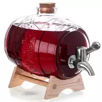 Gėrimų indas su kraneliu ir stovu 1 l