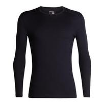 Icebreaker Merino 200 Oasis Long Sleeve Crewe Blk - Dydis XL (104365001 )