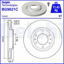 Stabdžių diskas DELPHI BG9621C