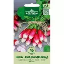 Sėklos ridikėliai valgomieji de dix-hui jours (18) AGRONOM