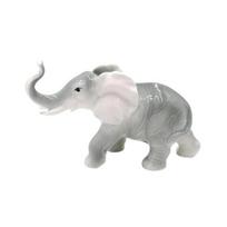 Porcelianinė statulėlė dramblys, h 14 cm