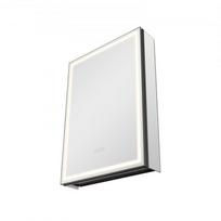 Vaistų spintelė su veidrodžiu, 50x70x12,5 cm, LED, su laikymo vieta