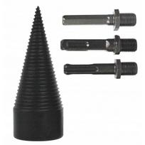 Grąžtas medienos skaldymui 45mm + 3 adapteriai