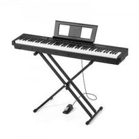 Skaitmeninis pianinas, 88 visiškai svarstyti klavišai, juodas, elektrinė klaviatūra