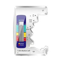 Skaitmeninis baterijų testeris LCD, AA/AAA/9V, mygtuko baterijoms