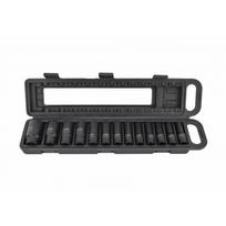 Smūginių galvučių rinkinys AWTools AW38690BL; 1/2''; 10-32 mm; 13 vnt.