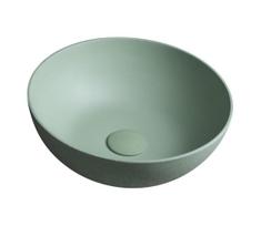 Sapho - FORMIGO stalviršinis praustuvas Ø 39 cm betoninis/žalias