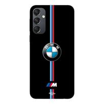 Telefono dėklas - MANIACASE - Samsung Galaxy A54 - Silikonas - Minkštas - BMW M spalvos logotipas juoda