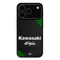 Case For iPhone 17 Pro logo kawasaki ninja motorcycle Maniacase juoda