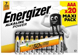Energizer battery Alkaline Power AAA CHP20, ELEEGR7638900442366