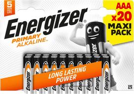 Energizer battery Primary Alkaline AAA CHP20, ELEEGR7638900452297