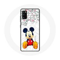 Dėklas Samsung Galaxy S20 plus Mickey Mouse Gėlės Širdelės