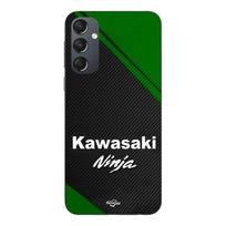 Phone Case - MANIACASE - Samsung Galaxy A54 - Silicone - Black - Kawasaki Ninja Moto juoda