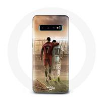 Dėklas - Samsung - Galaxy S10 - Cristiano Ronaldo - Messi - Minkštas - Sportiškas
